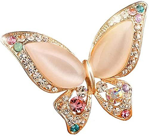 Butterfly Brooch for Women Rhinestone Brooches Fashion Colorful Butterfly Brooch Fashion Wedding Jewelry | Amazon (US)