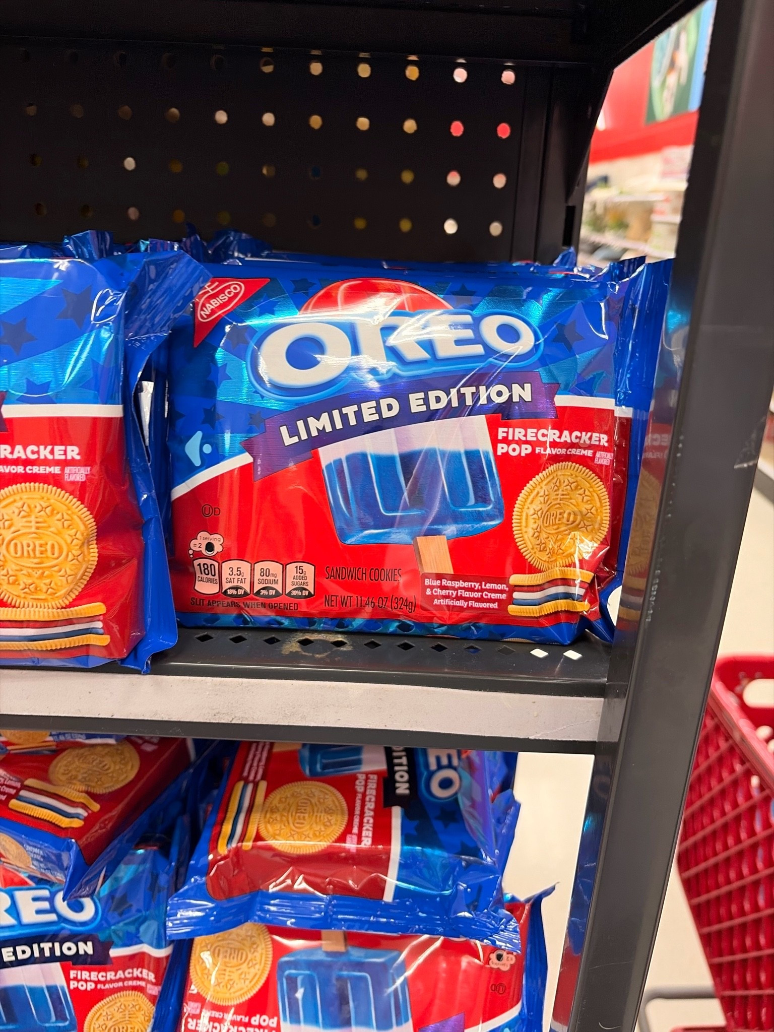 Red white & blue ❤️🤍💙🇺🇸🤩
2 for $9 sale New Oreos & more flavors! Order for drive up on last minute items to celebrate the 4th of July!!🎆🥳










Target, target food, target snack, party food, party snack, treat, dessert, pack a lunch, weekend trip, road trip, kids snack, Fourth of July, party

#LTKSaleAlert #LTKfoodie #LTKSeasonal