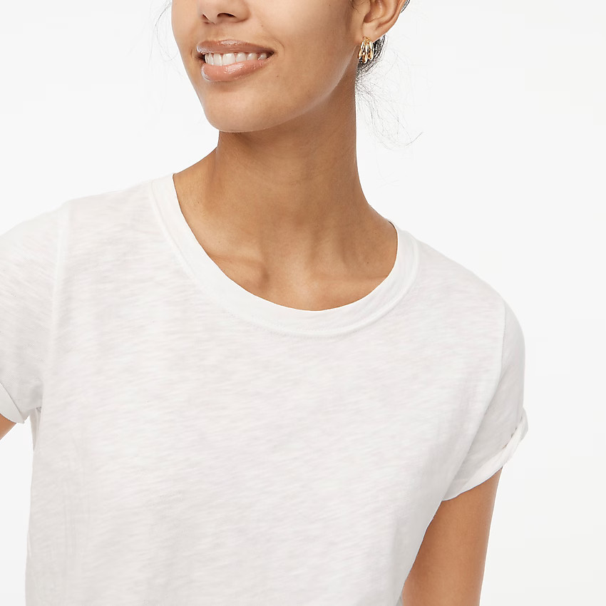 Factory: Girlfriend Crewneck Tee For Women | J.Crew Factory