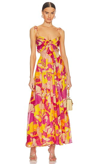 Magda Dress in Flowers Print | Revolve Clothing (Global)