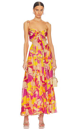 Magda Dress in Flowers Print | Revolve Clothing (Global)