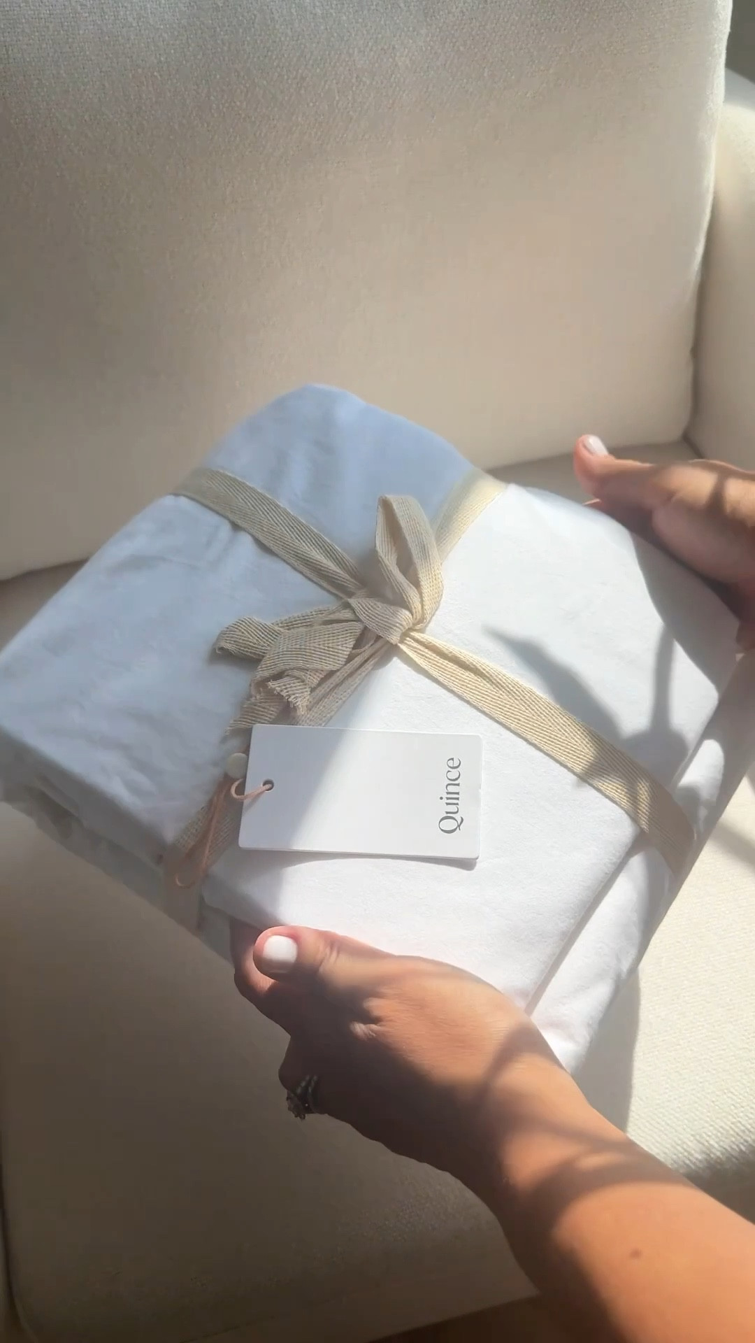 Still swooning over this bedding combo from @onequince. 🤍 
From the softest organic cotton sheet set, to  striped linen duvet and  airy gauze throw, every piece feels so high-end and cozy without the crazy price tag. I wanted something fresh for summer but timeless enough to carry into fall, and this look nailed it. 

It’s soft, breathable, and full of that effortless, lived-in charm. 🤌

#quincepartner #LTKhome #neutralbedroom #cozybedding #modernorganic 



#LTKFindsUnder100 #LTKStyleTip #LTKHome