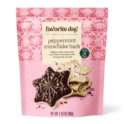 Christmas Peppermint Snowflake Bark - 3.1oz - Favorite Day™ | Target