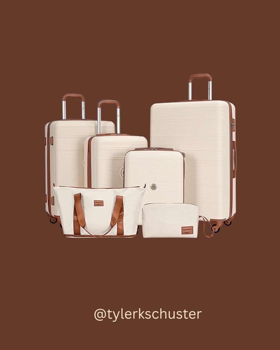 6 piece luggage set some in 6 colors! 