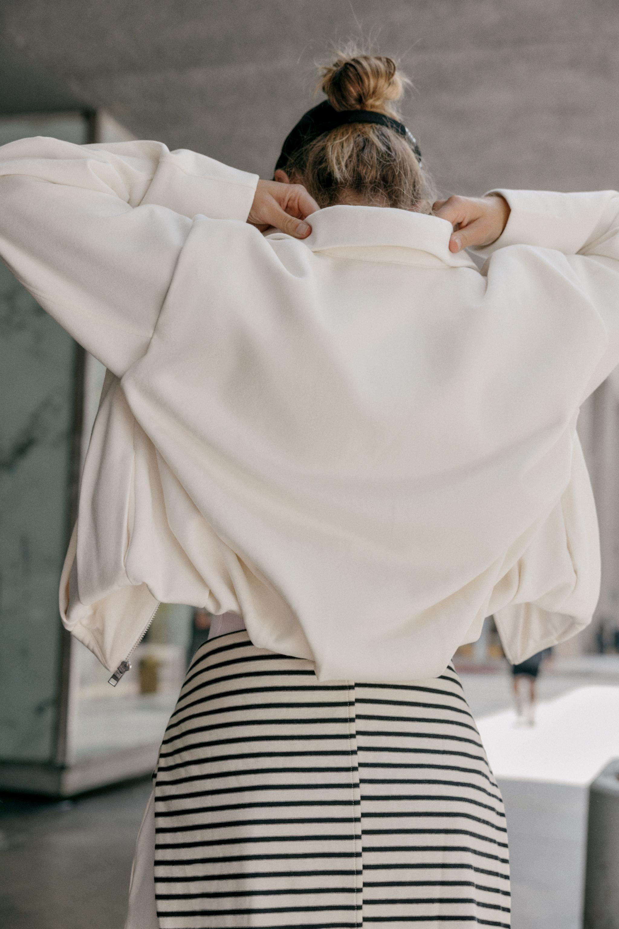 PLEATED FLEECE BOMBER JACKET | Zara UK