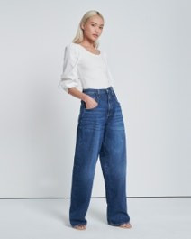 The Jennifer 90'S Baggy Jean In Mischief | 7 For All Mankind
