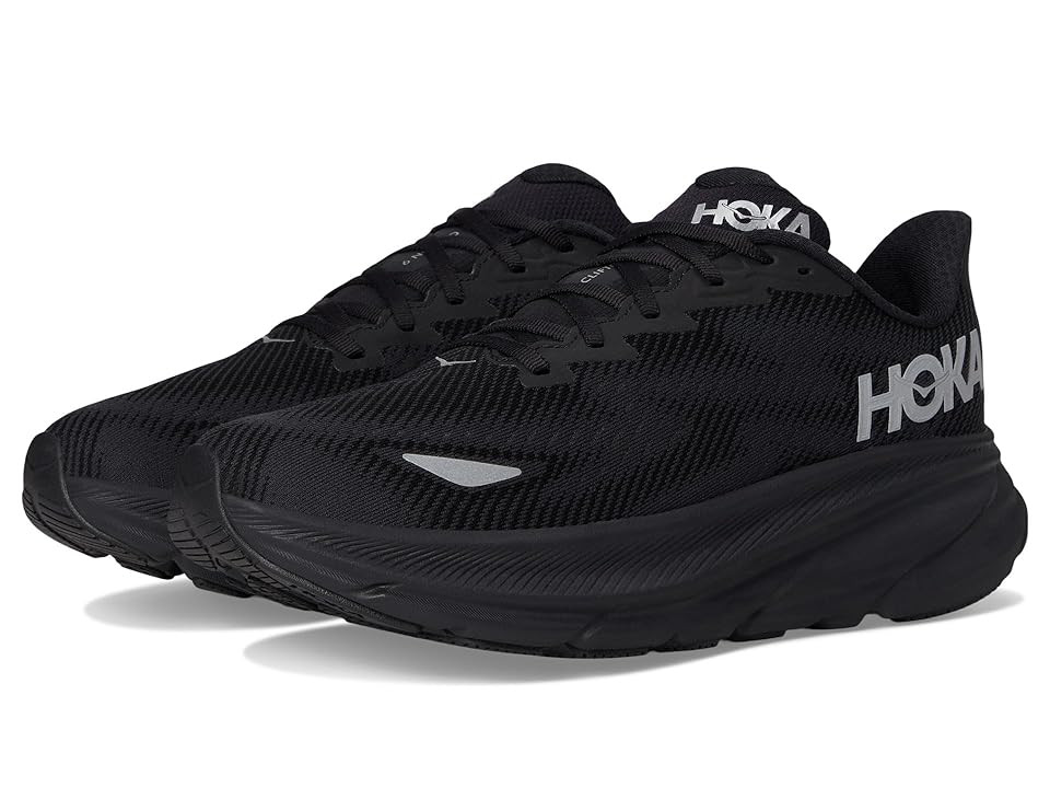 Hoka Clifton 9 GTX(r) Men's Running Shoes Black/Black 1 : 13 D - Medium, Synthetic/Textile | Zappos