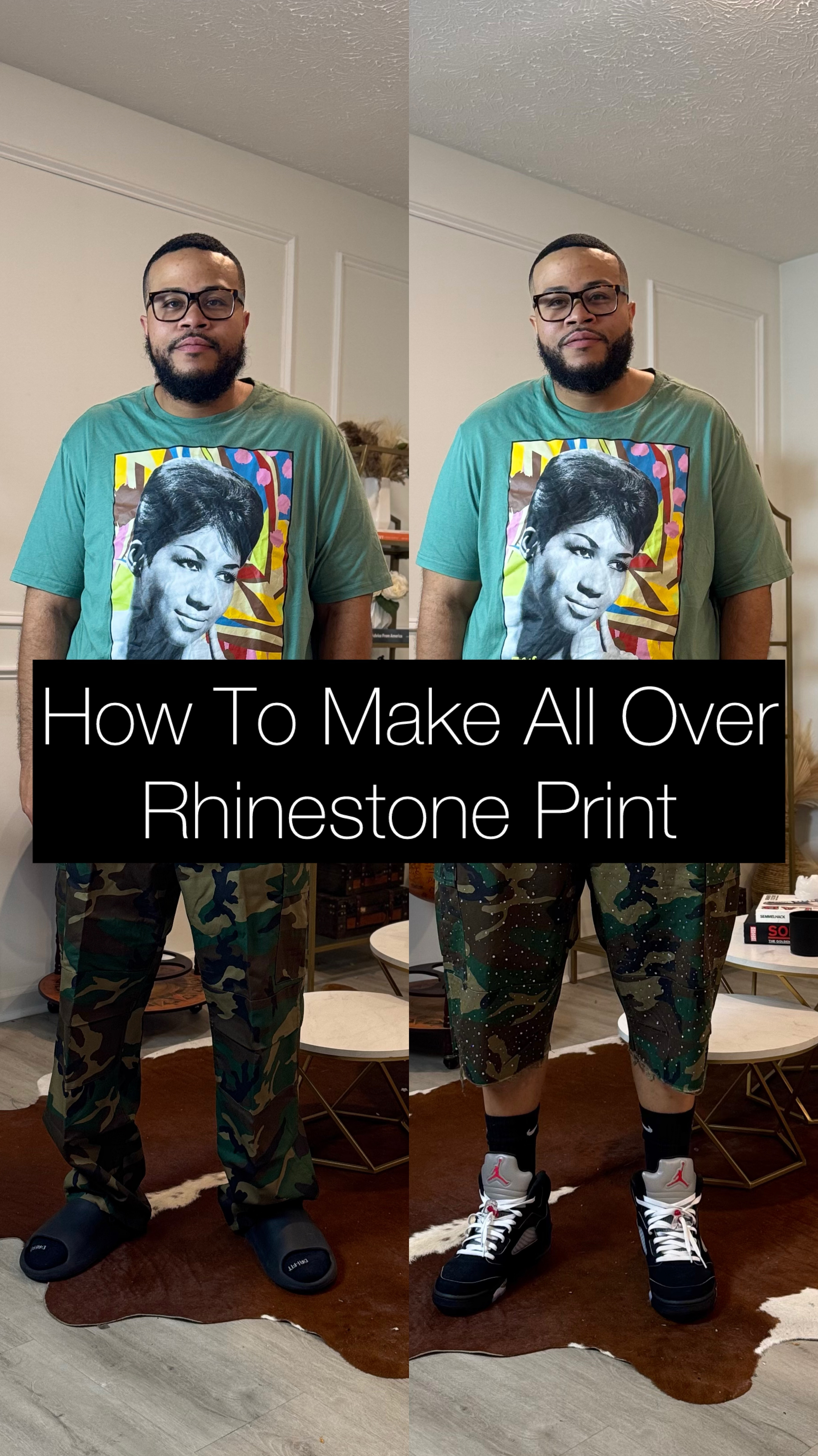 How to apply all over rhinestone print with transfer sheets. 💡✨

#LTKStyleTip #LTKSummerEdit #LTKMens