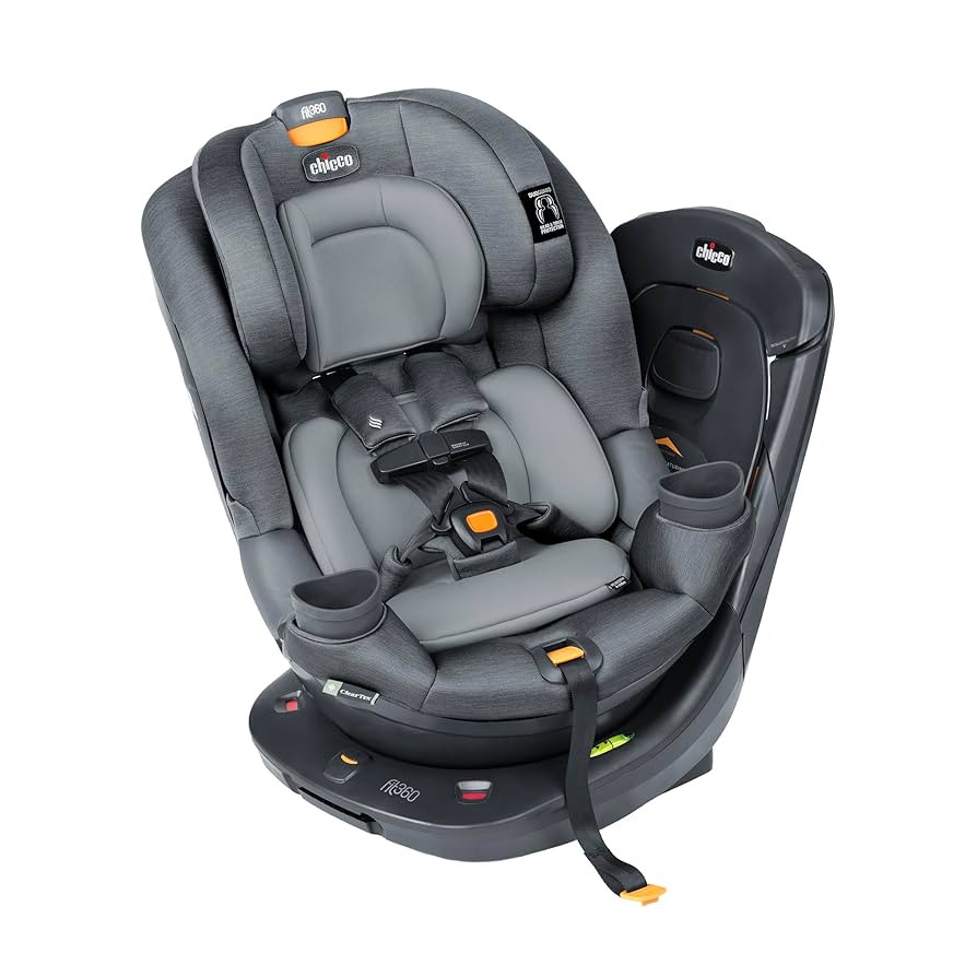 Chicco Fit360 ClearTex Rotating Convertible Car Seat with 360 Degree Rotation for Rear-Facing and... | Amazon (US)