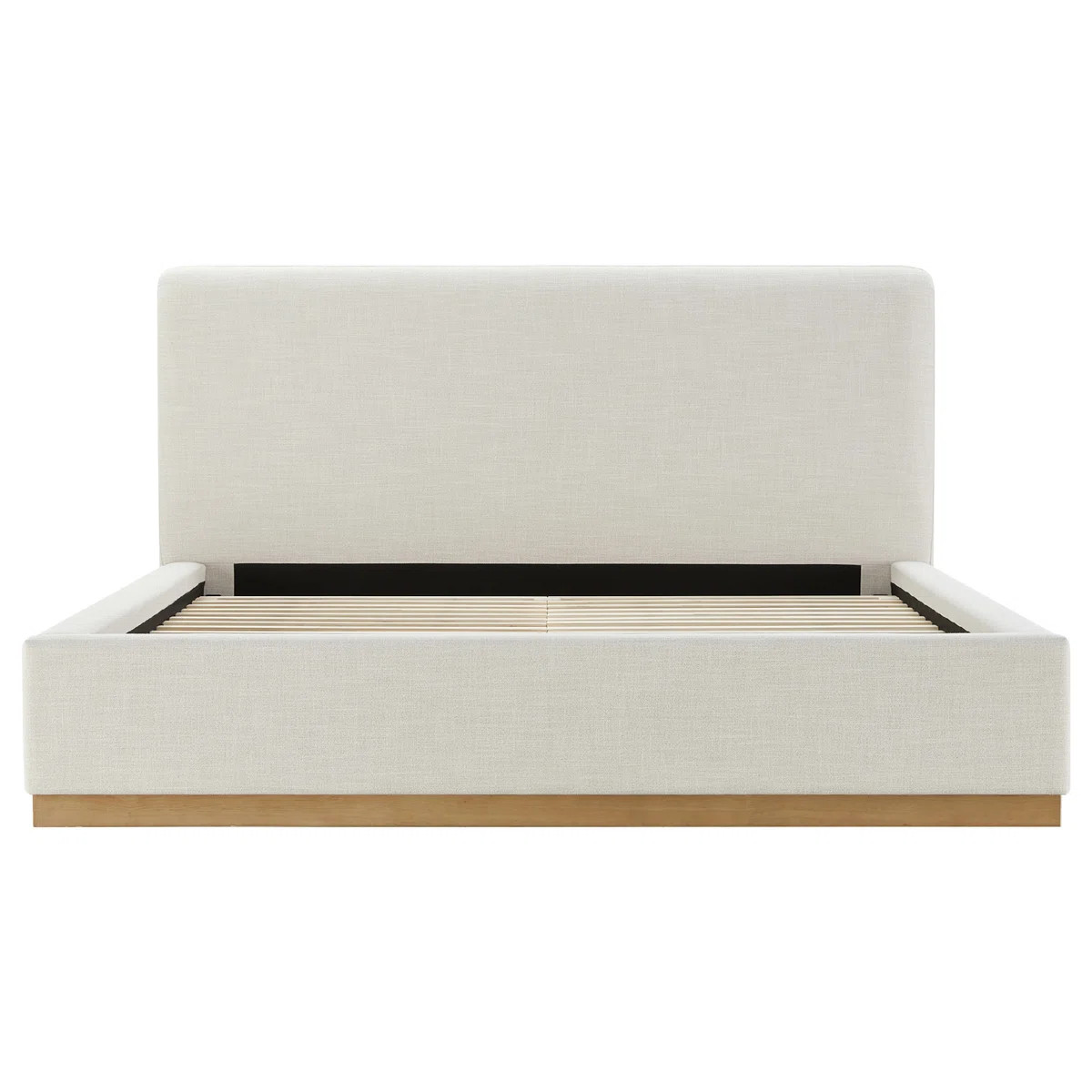 Delpha Grounded Upholstered Wood Base Bed | Wayfair North America