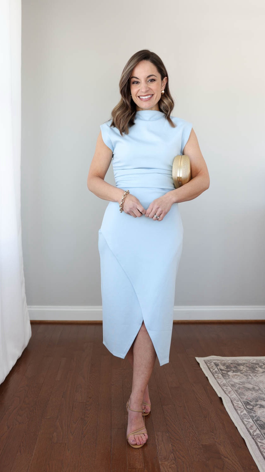 Spring event dresses for petites! 

Nordstrom - xxs 44” shoulder to hem 
Shoes: narrow across the toes otherwise true to size 

#LTKPetite #LTKWedding