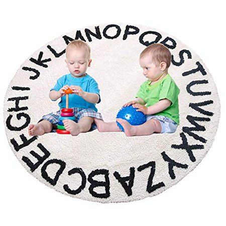 ABC Kids Rug Alphabet Educational Area Rugs for Infant Toddlers - Soft Playtime Collection Home Deco | Walmart (US)