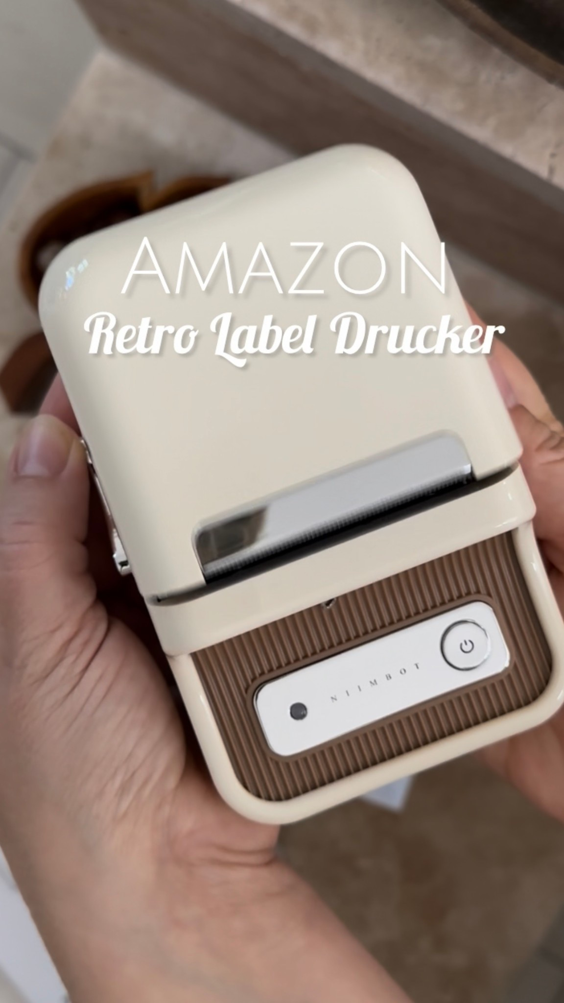 Retro Label Drucker 🫶🏻 
#ltkxamazon

#LTKxAmazon #LTKdeutschland #LTKhome