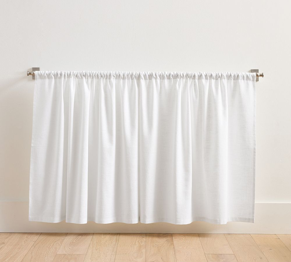 Emery Linen Cafe Curtain | Pottery Barn (US)