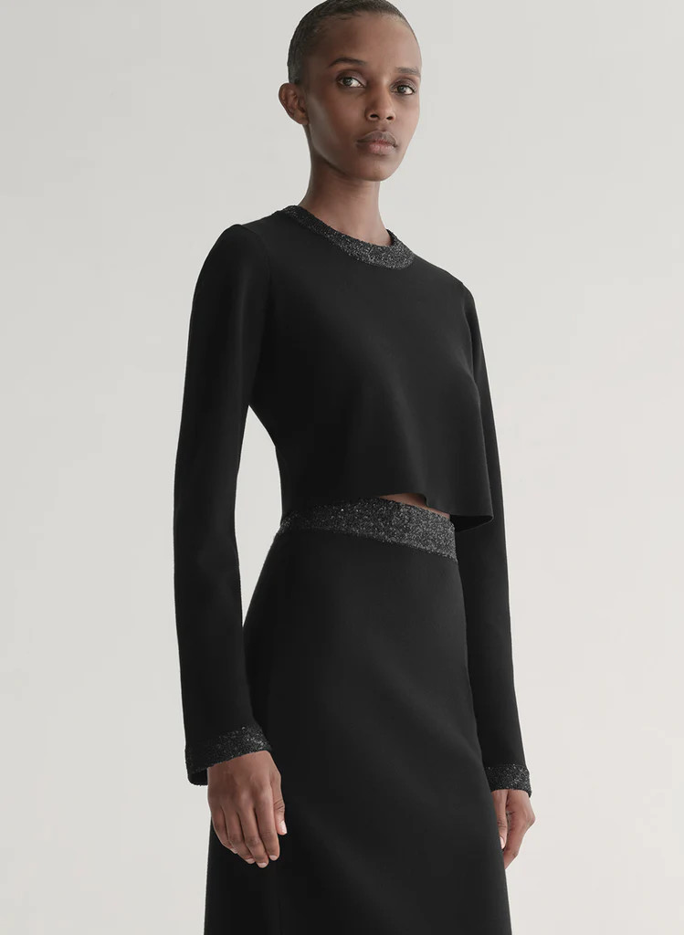 Marley Sequin Compact Knit Top | A.L.C