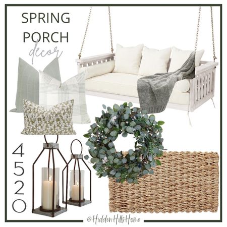 Spring decor, outdoor furniture, spring porch decor, spring doormat, spring wreath, seasonal decor #homedecor #spring #porch

#LTKSeasonal #LTKhome #LTKsalealert