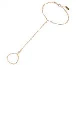 Natalie B Jewelry Kinna Hand Chain in Gold from Revolve.com | Revolve Clothing (Global)