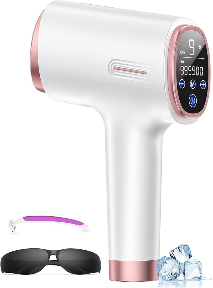 Laser Hair Removal for Women & Men, 45°F Ice-Cooling Contact, Safe & Virtually Painless Alternat... | Amazon (US)