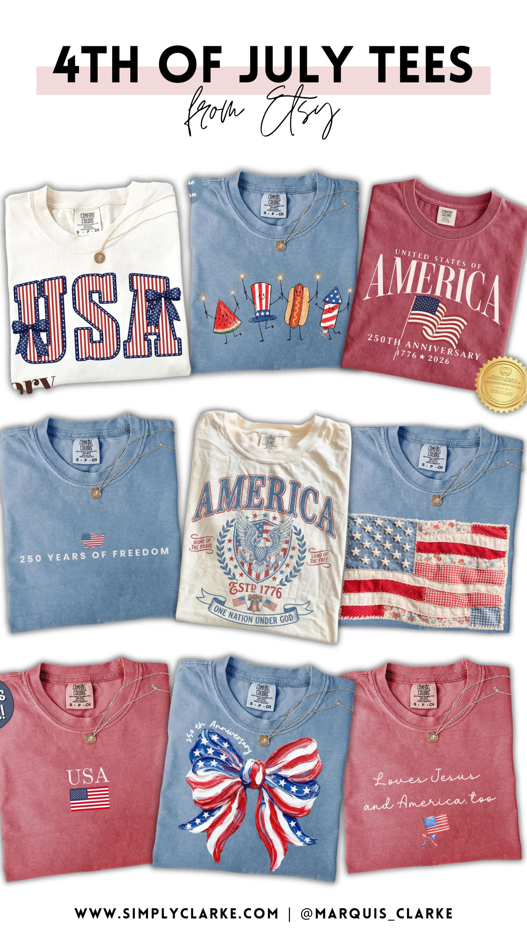 Red, white, and blue! These Etsy tees are perfect for backyard BBQs, fireworks, lake days, and all your 4th of July plans. Grab your favorite before they sell out! 

 

 #LTKgrwm #LTKootd #LTKSeasonal