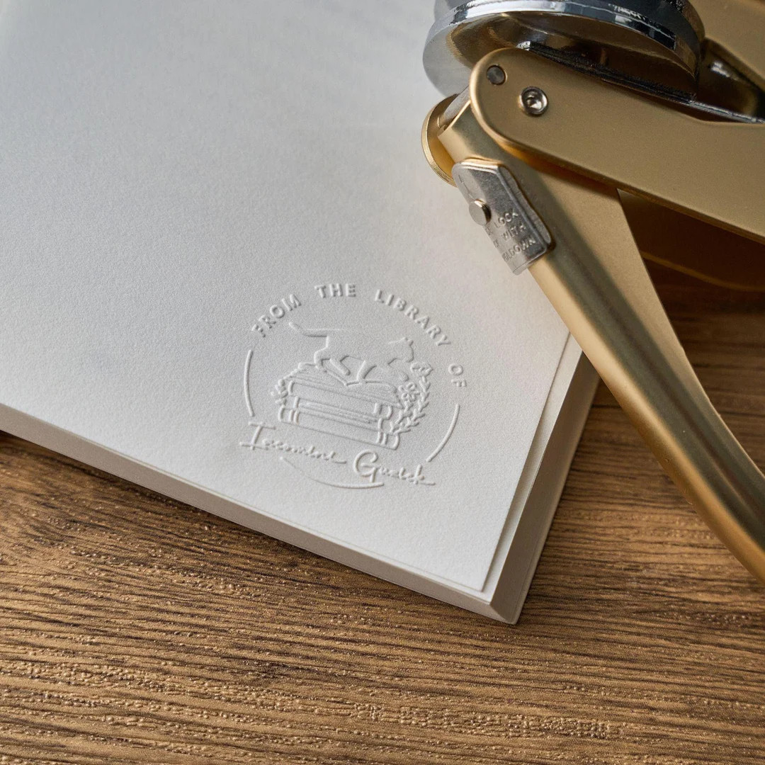 BOOK EMBOSSER Personalized Book Embosser Ex-libris Embosser Custom Library Embosser Personalized ... | Etsy (US)