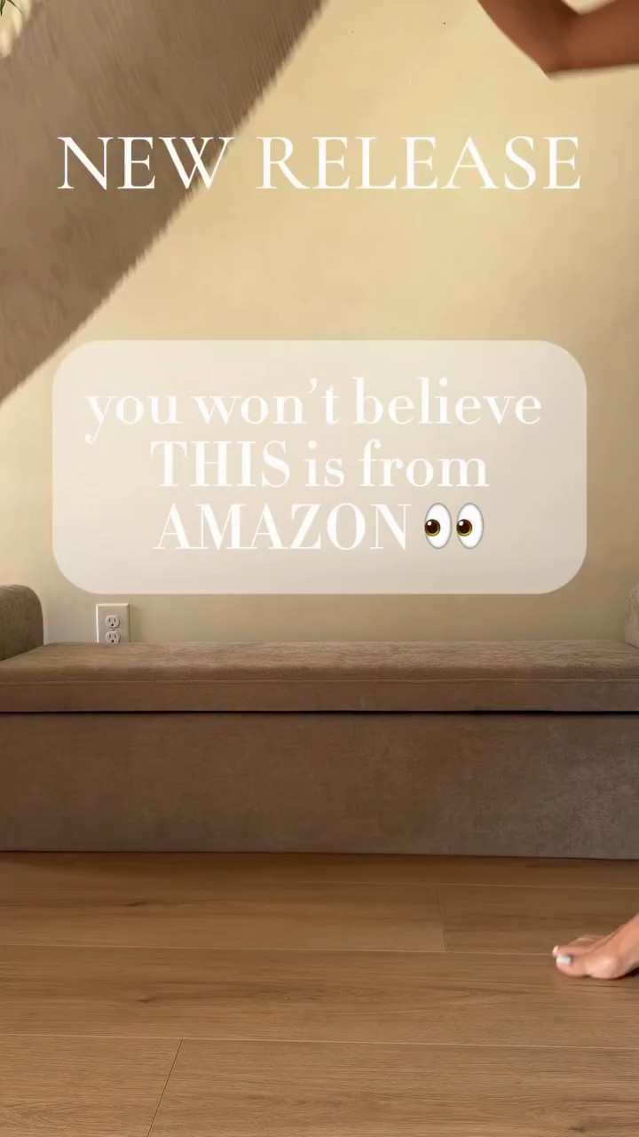 Comment “BENCH” to grab this bench!!😍🤎 the prettiest neutral and PRACTICAL bench for any space in your room!🥰 LOVE this beautiful extra soft bench from Amazon with sooo much space, looks and FEELS designer!!! 🫶 follow my account and comment “bench” for it!!!