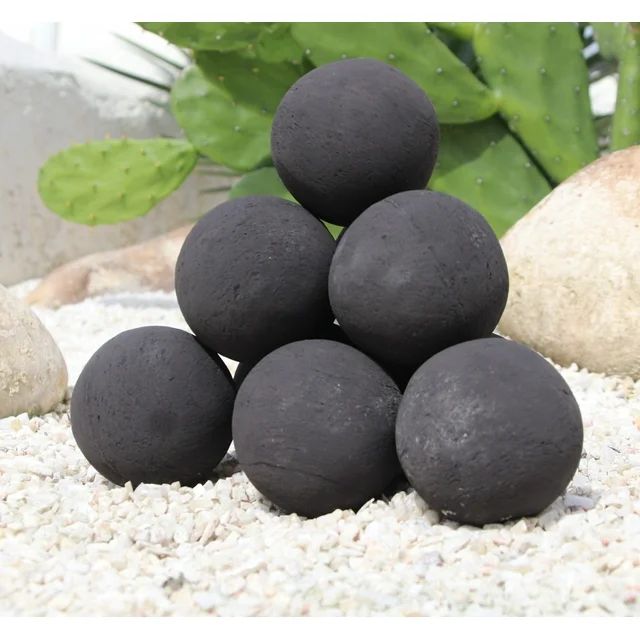 Heyfurni 10pcs Ceramic Fire Balls,Round Fire Stones Set for Indoor and Outdoor Gas,Propane Firepl... | Walmart (US)