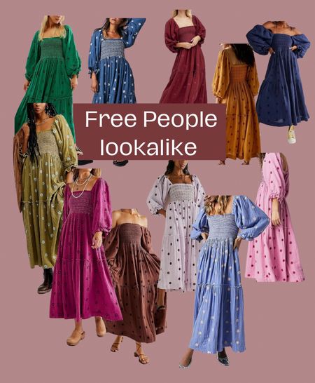 Free people look alike maxi dress. Comes in 15+ colors! Comfy & less than half of the FP price 

#LTKfindsunder50 #LTKmidsize #LTKstyletip
