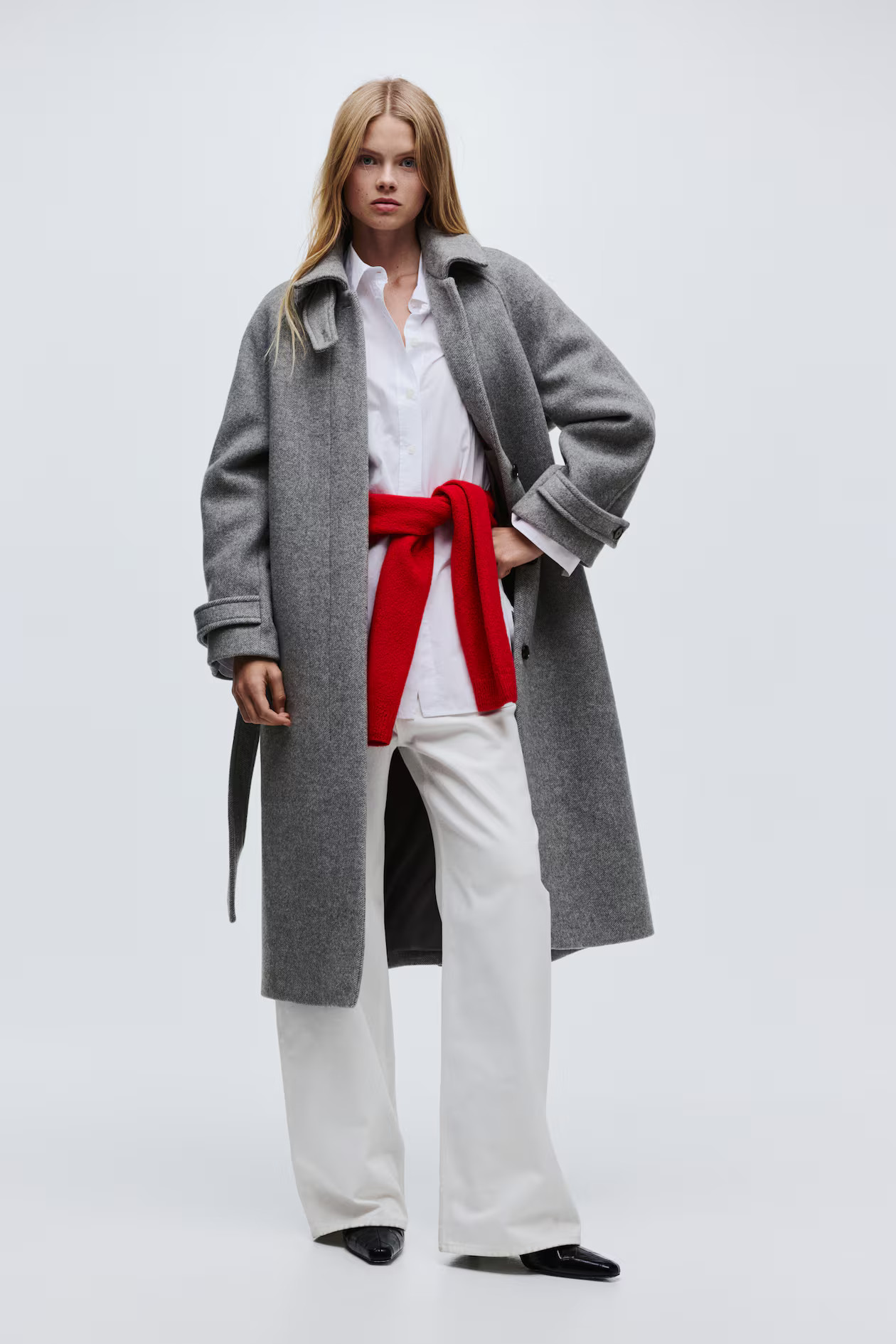 Oversized wool-blend coat | H&M (UK, MY, IN, SG, PH, TW, HK)