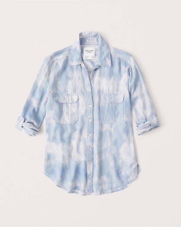 Long-Sleeve Utility Shirt | Abercrombie & Fitch US & UK