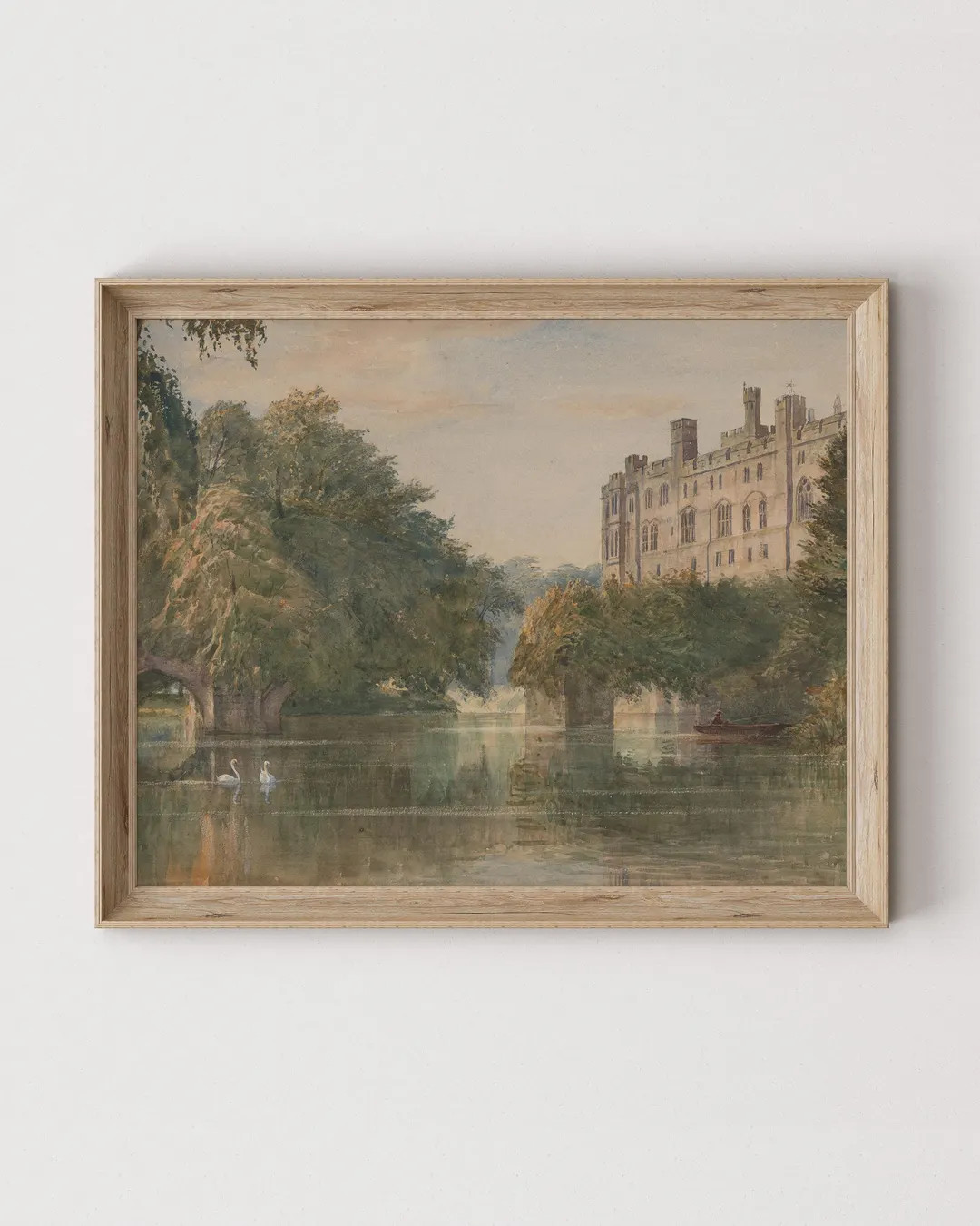 Pride and Prejudice Art Printable | Regency Era Castle Print | Large Wall Decor | Vintage Digital... | Etsy (US)