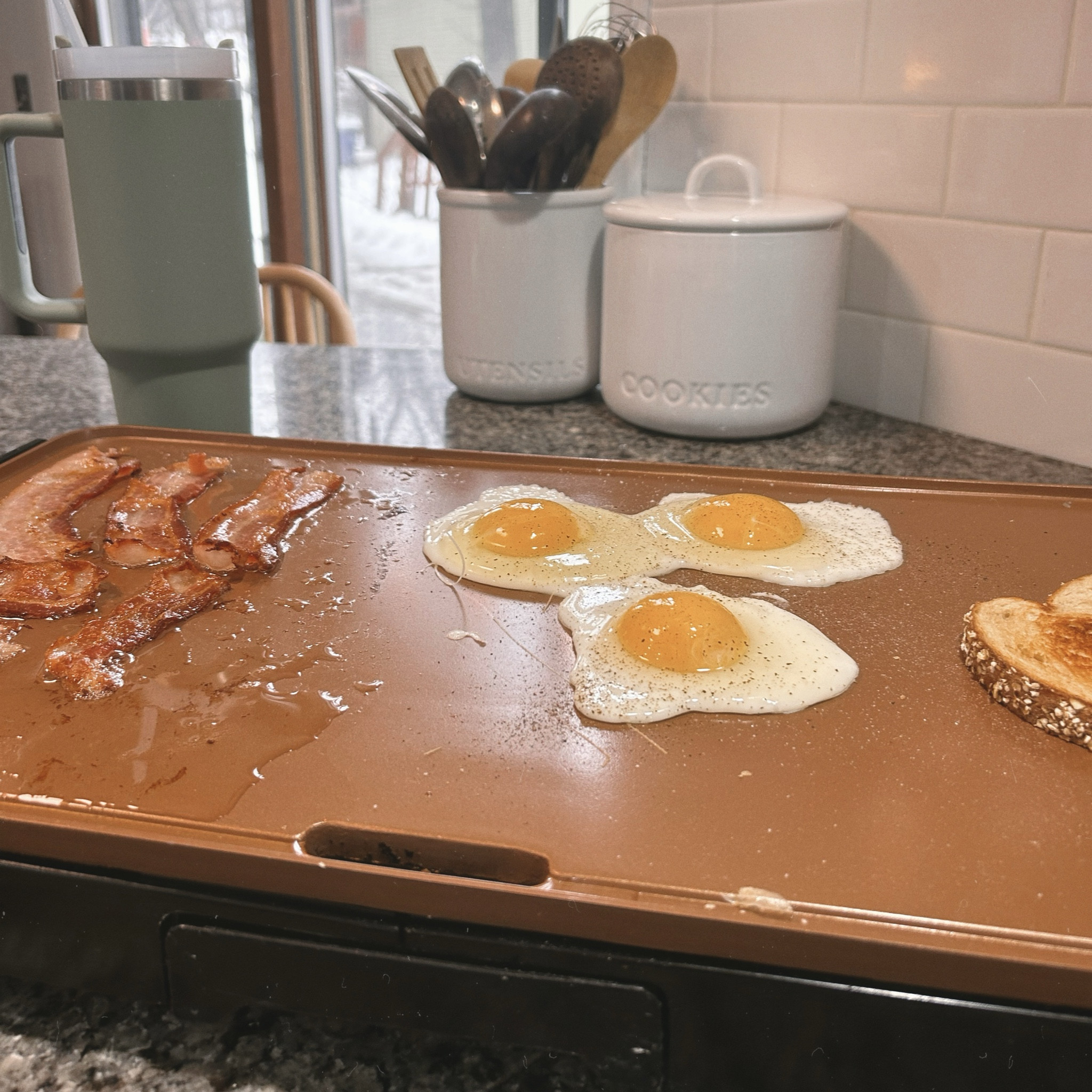 our family of 7 life saver for breakfast! cook all the pancakes on this rose colored griddle 

#LTKfamily #LTKhome #LTKfindsunder100