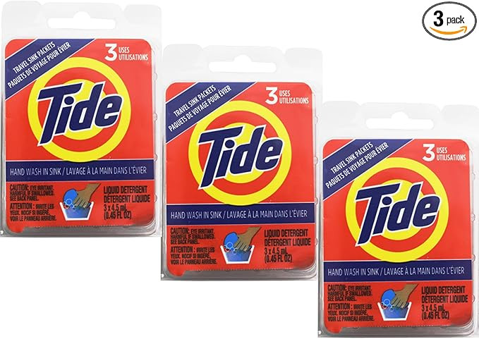 Tide Sink Packs Laundry Detergent Does 3 Loads (3 packs of 3) | Amazon (US)