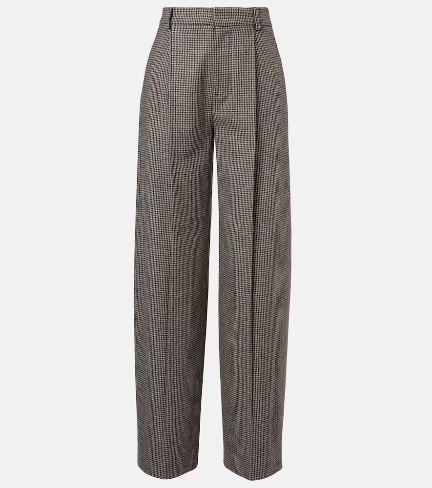 Vince Houndstooth wide-leg pants | Mytheresa (US/CA)