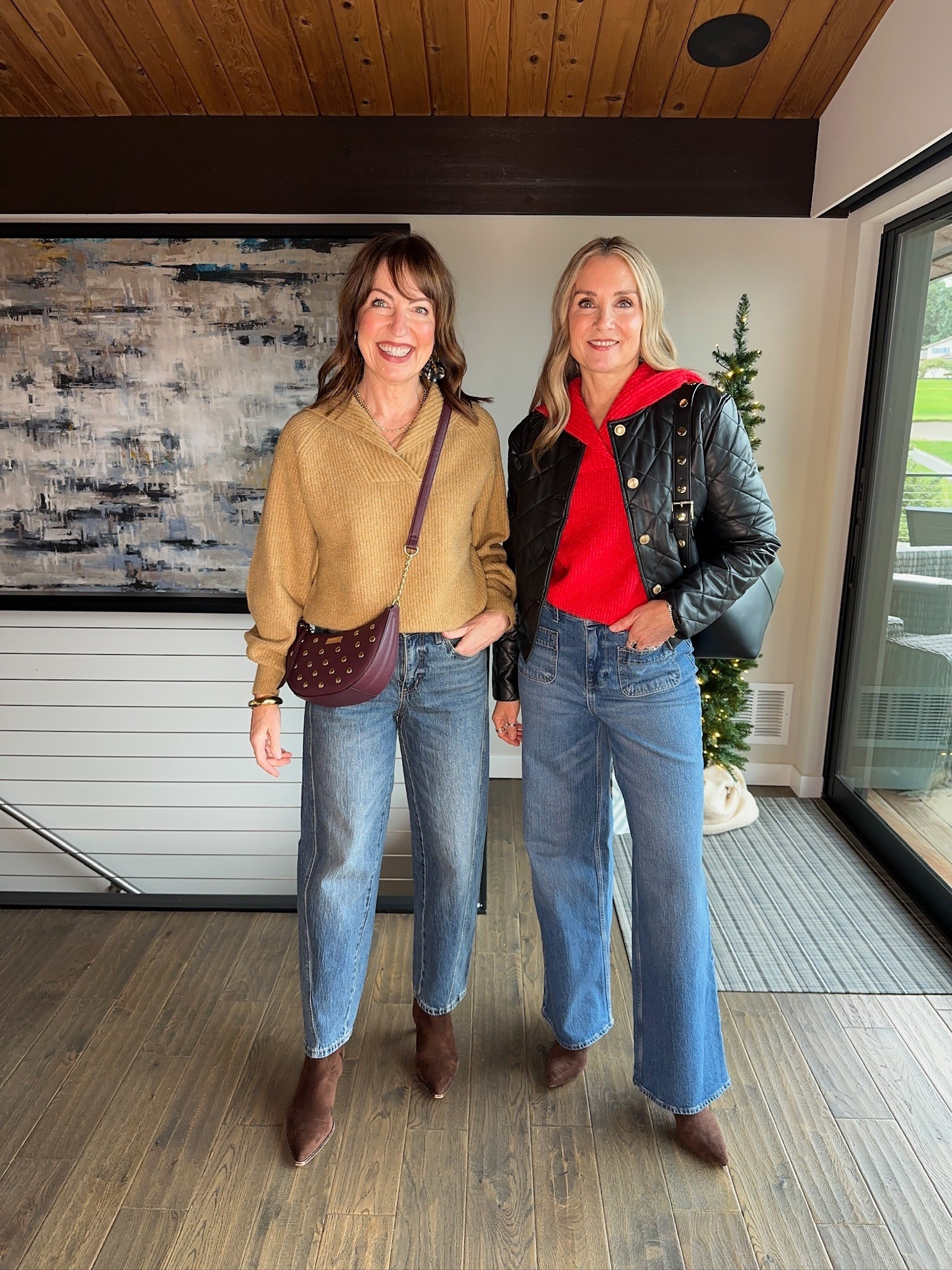 Another easy and cute winter look! Nothing beats a cute and cozy $30 sweater 🤩🤩

Winter sweater, polo sweater, fair isle sweater, red sweater, camel sweater, rhinestones jeans, barrel jeans, sherpa jacket, wool long coat, cuffed jeans #LTKootd

#LTKOver40 #LTKSeasonal #LTKootd