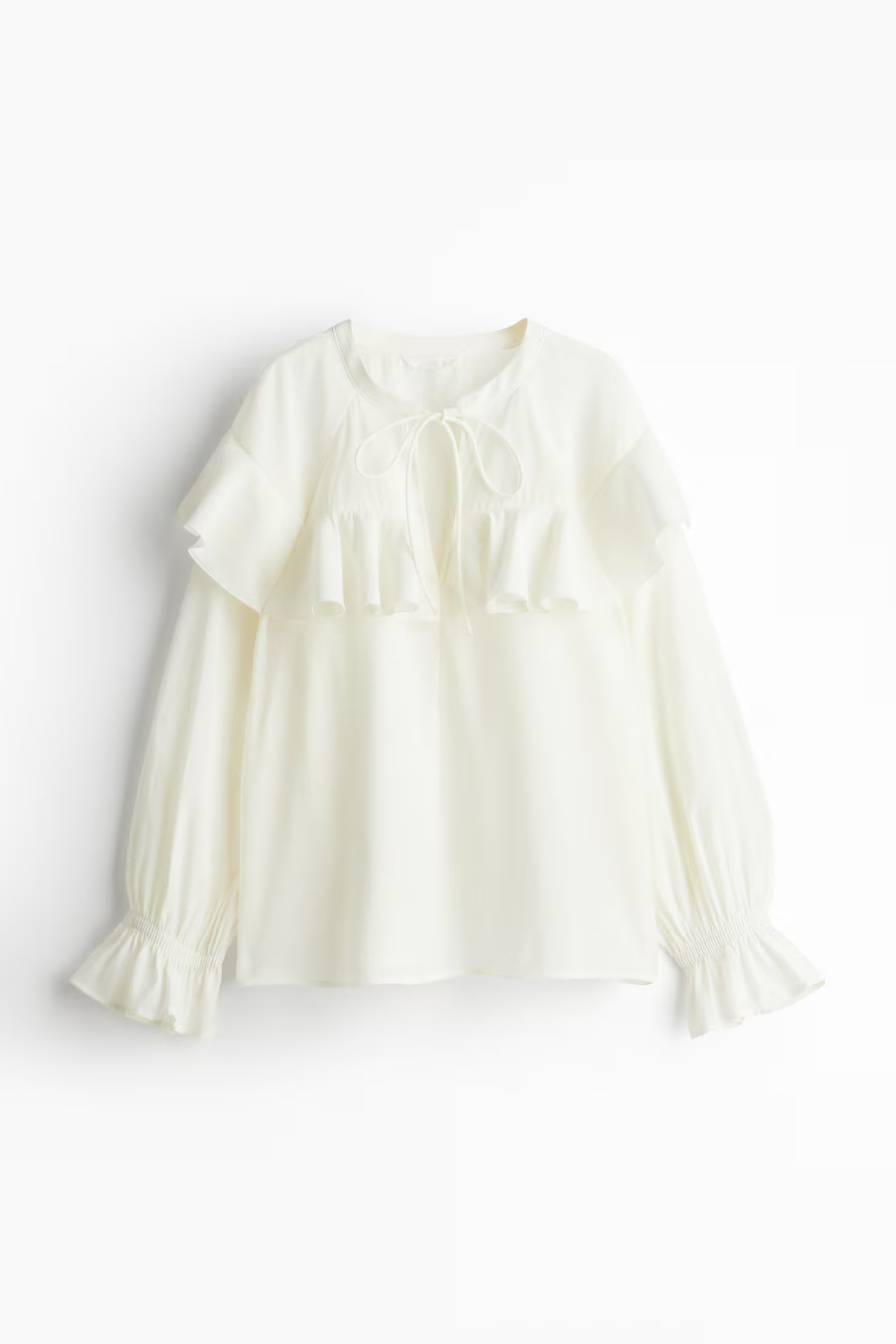 Flounced blouse | H&M (UK, MY, IN, SG, PH, TW, HK)
