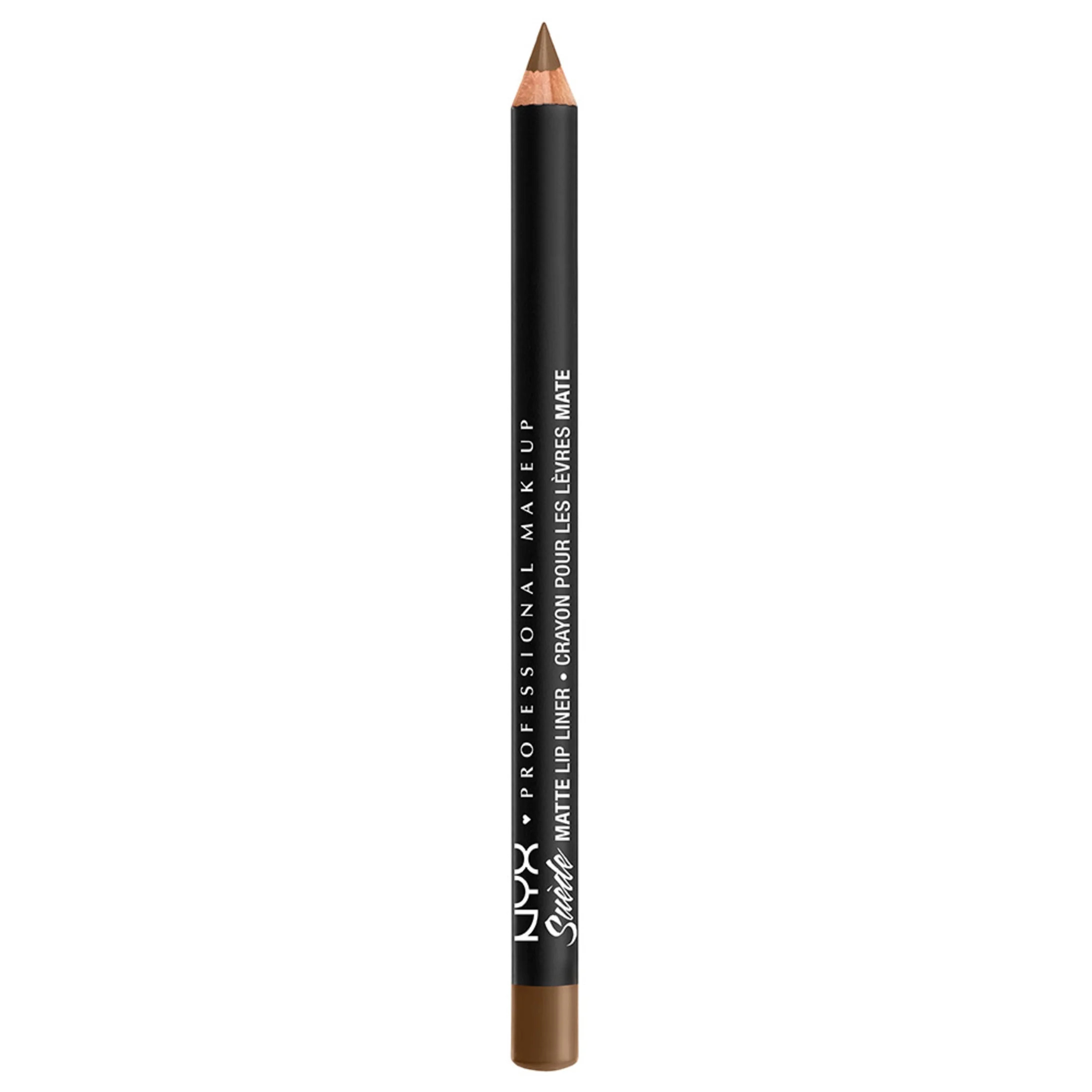 NYX Professional Makeup Suede Matte Lip Liner, velvet smooth matte finish, vegan formula Downtown... | Walmart (US)