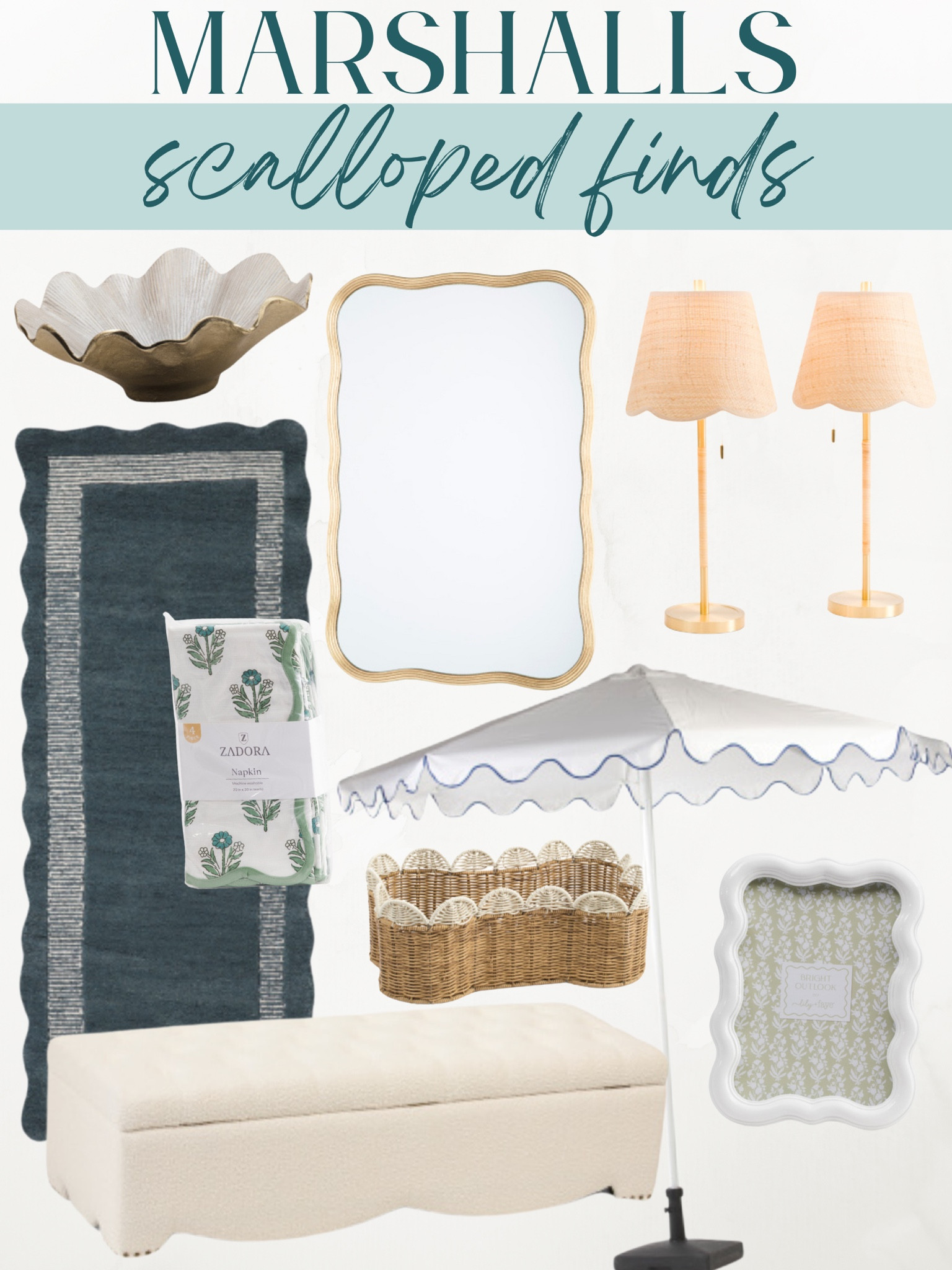 I am LOVING scallops these days! Some of my fave finds from Marshall’s 😍 

#LTKStyleTip #LTKSeasonal #LTKHome