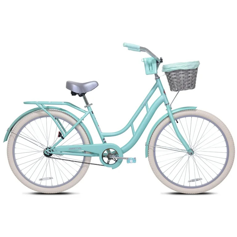 BCA 26" Charleston Women's Cruiser Bike, Mint Green | Walmart (US)