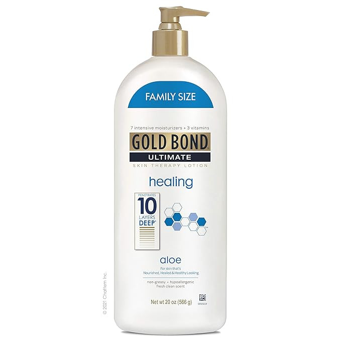 Gold Bond Healing Skin Therapy Lotion with aloe 20 oz., Non-Greasy & Hypoallergenic | Amazon (US)