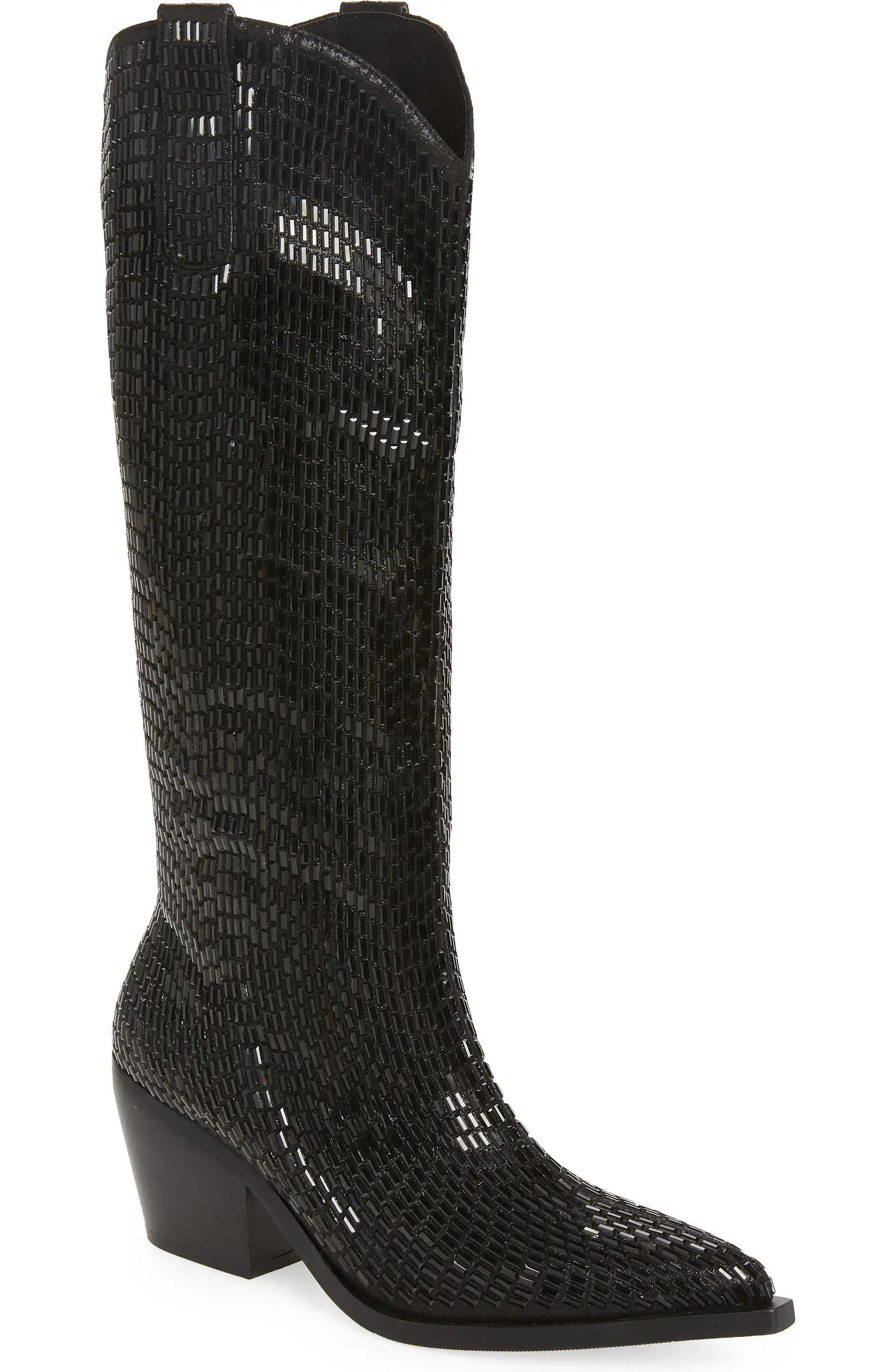 Driven Crystal Western Boot (Women) | Nordstrom