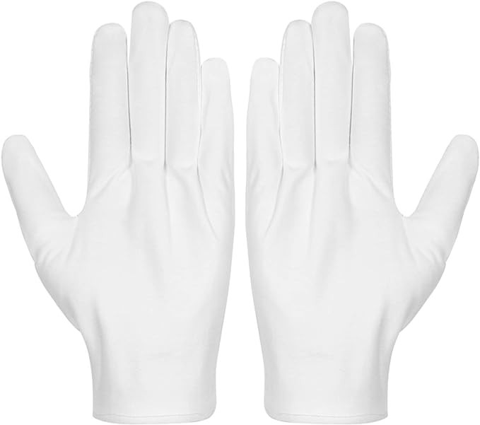 Cotton Gloves, Selizo 3 Pairs White Cotton Gloves Coin Gloves for Women Men Eczema Dry Hands Mois... | Amazon (US)