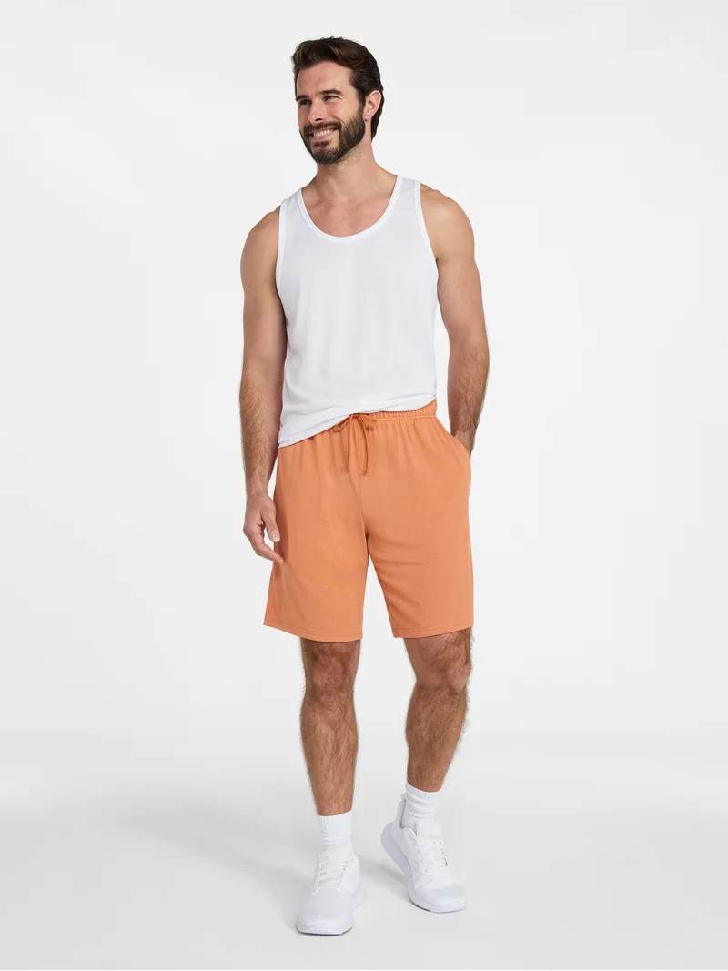 Athletic Works Men's and Big Men's Essential Active Shorts, 9" Inseam, Sizes S-3XL | Walmart (US)