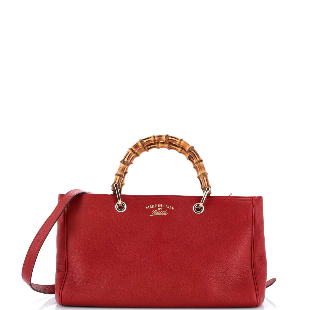 Bamboo Shopper Tote Leather Medium | Rebag