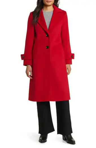 Belted Wool Blend Patch Pocket Coat | Nordstrom