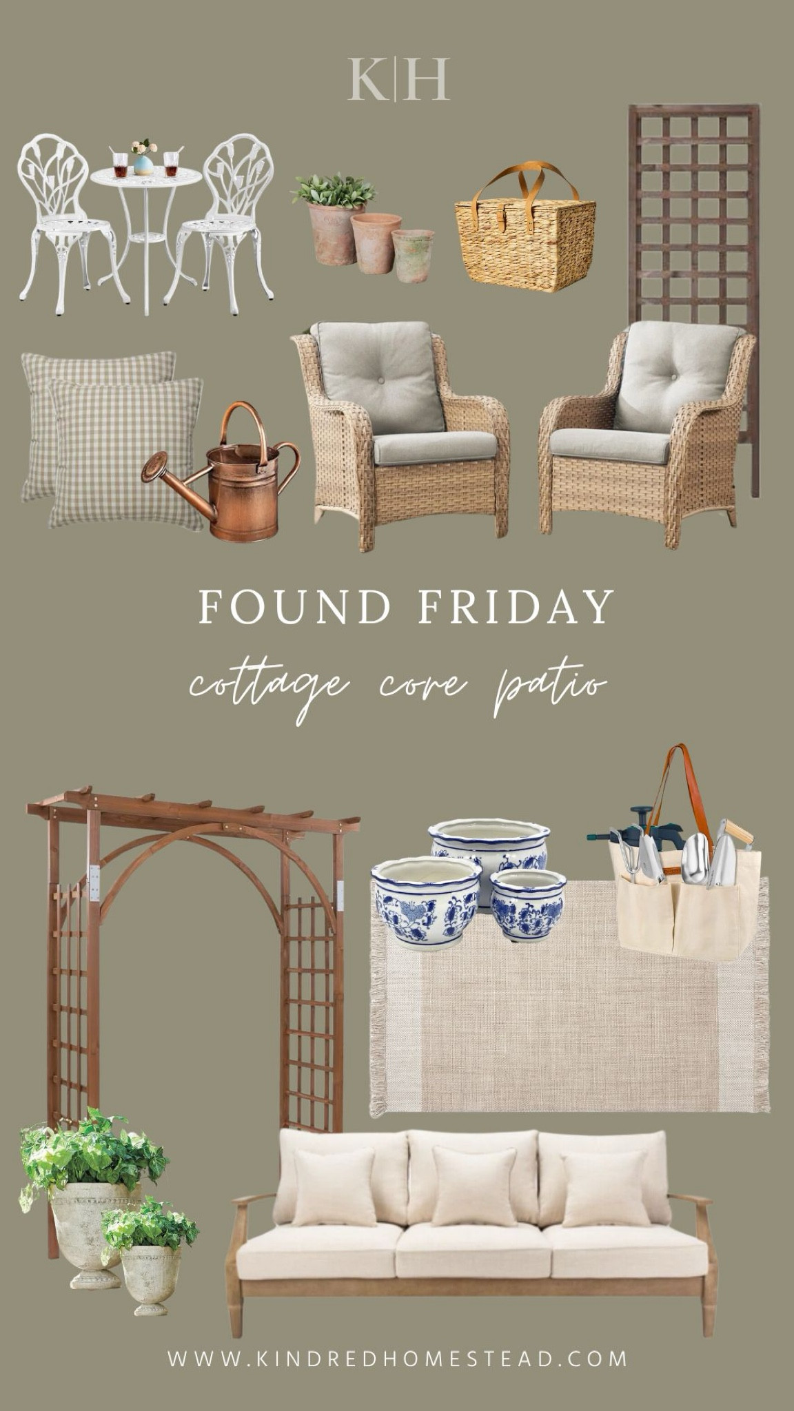 Cottage core patio finds from outdoor furniture to planters, trellis and privacy screens, outdoor pillows, tables, chairs and more! The perfect English cottage inspired spring garden!

#LTKSeasonal #LTKhome