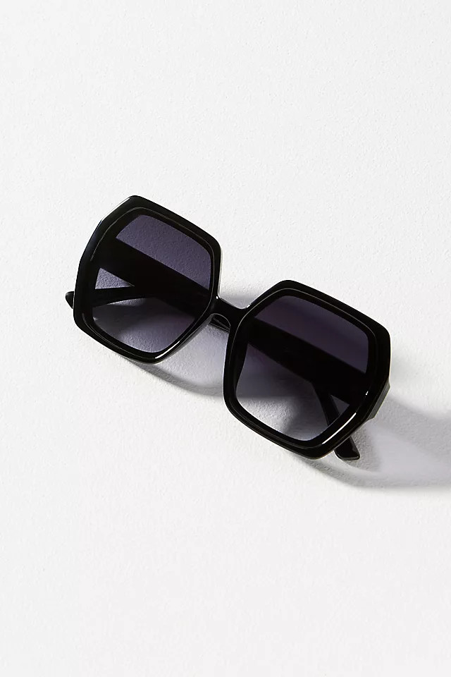 Oversized Geometric Sunglasses | Anthropologie (US)