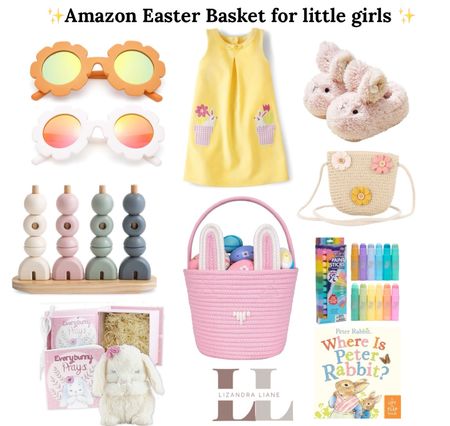 Amazon Easter basket for little girls, kids style, Easter Sunday, gifts for her, gifts for kids, kids fashion, baby girl, pink, 

#LTKkids #LTKbaby #LTKfamily