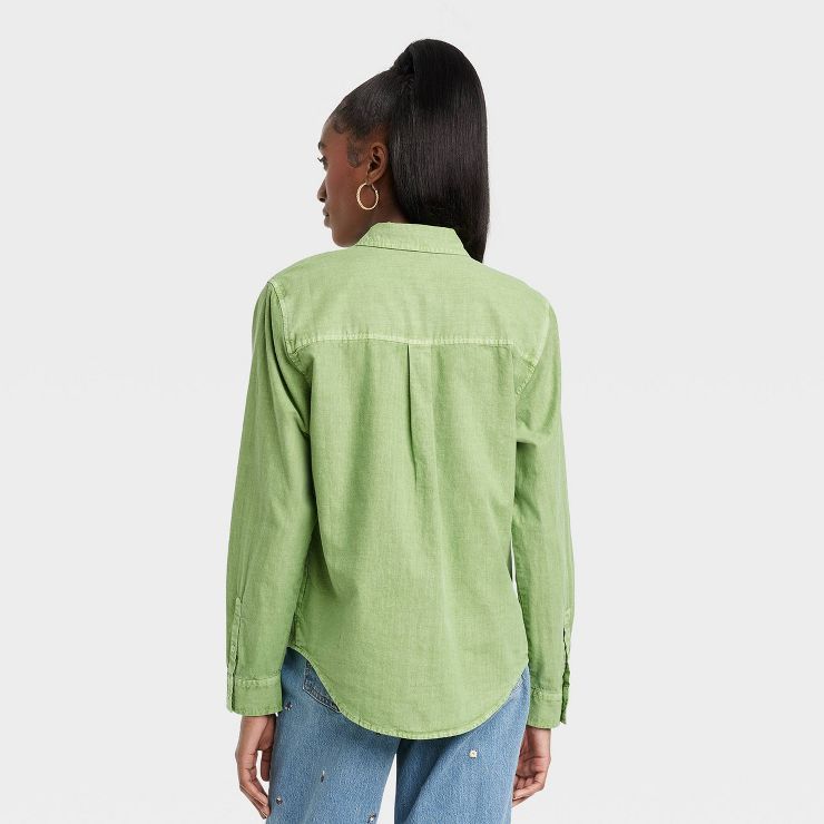 Women's Long Sleeve Classic Fit Button-Down Shirt - Universal Thread™ | Target