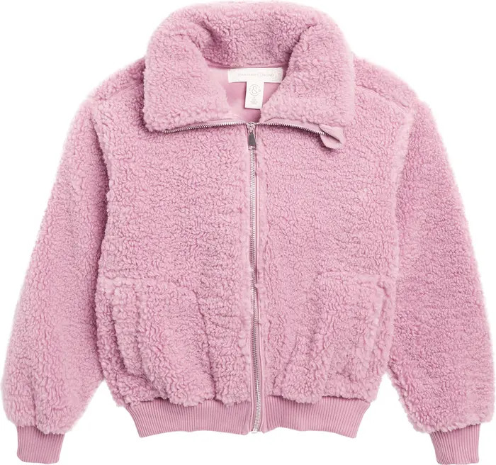 Treasure & Bond Kids' Faux Fur Bomber Jacket | Nordstrom | Nordstrom