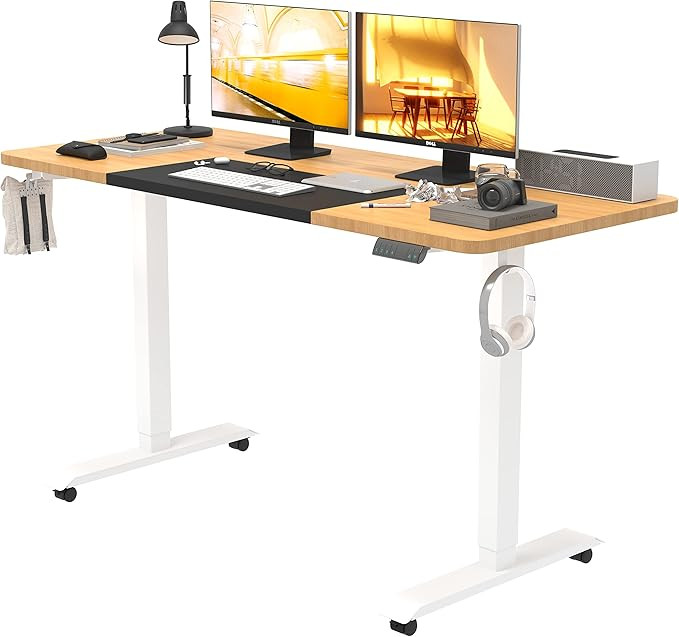 Monomi Electric Standing Desk, 55 x 28 inches Height Adjustable Desk, Ergonomic Home Office Sit S... | Amazon (US)